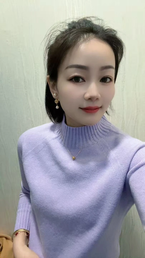 修身衫半高领内搭针织保暖时尚网红厚款常规款