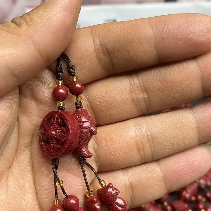 紫砂心2个手机挂