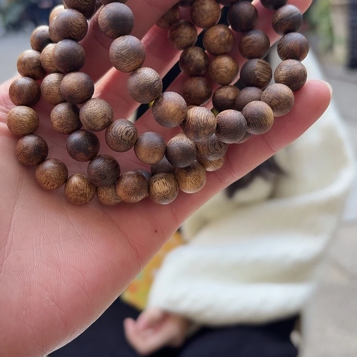 沉香沉香碎屑乌身1.0圆珠单圈多样性发1