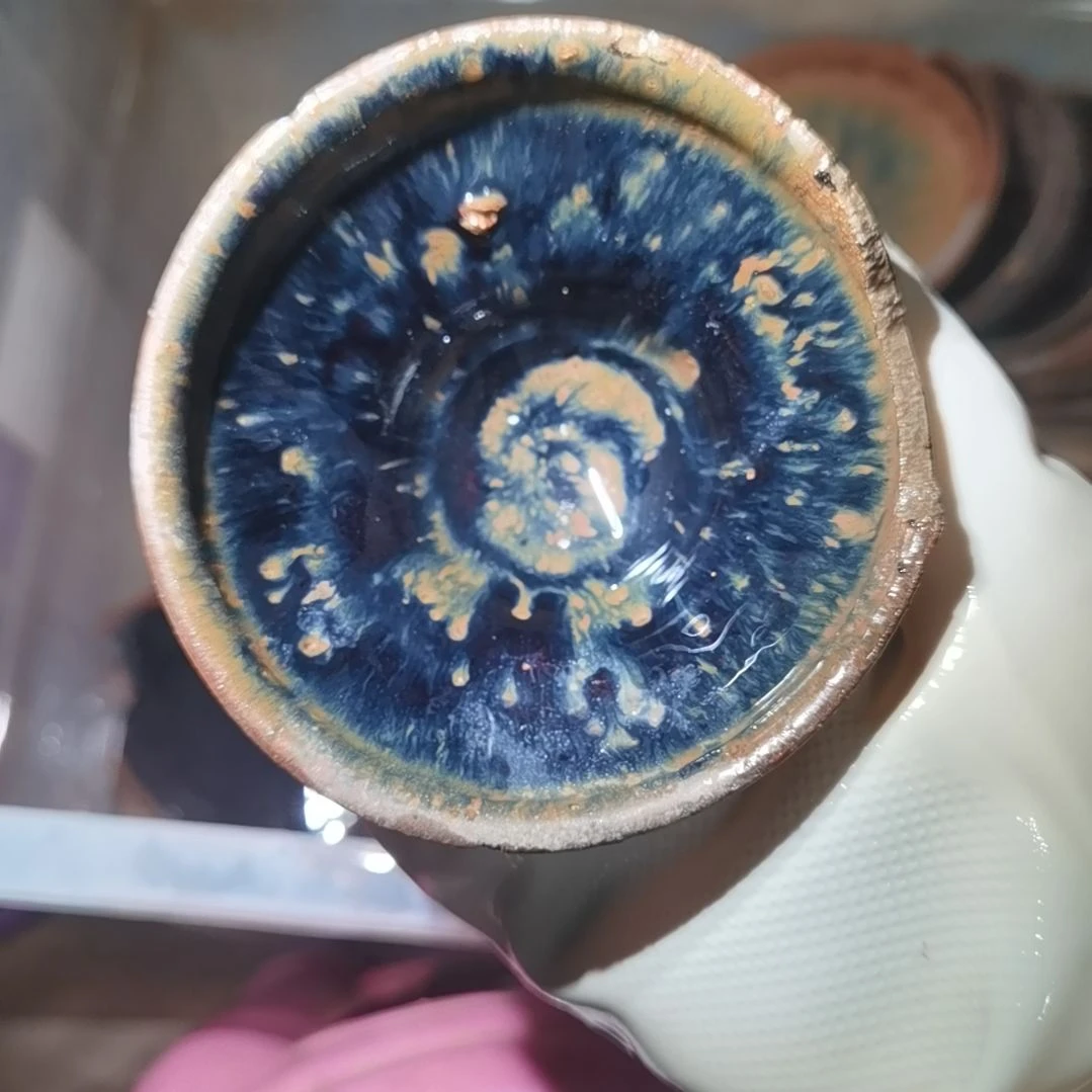 黄***～茶盏建盏茶杯可以喝茶