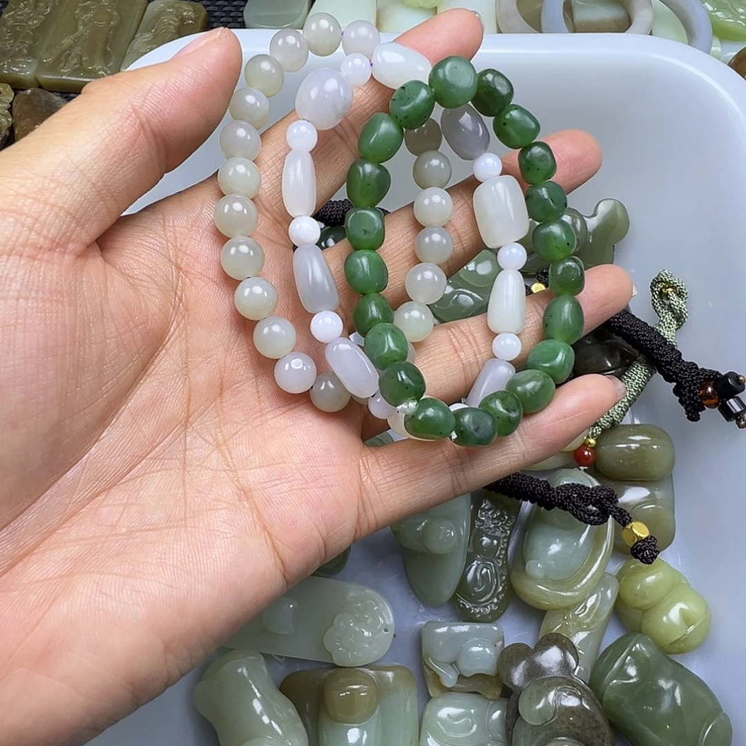 和田玉未镶嵌吊坠(不含链)福利漏