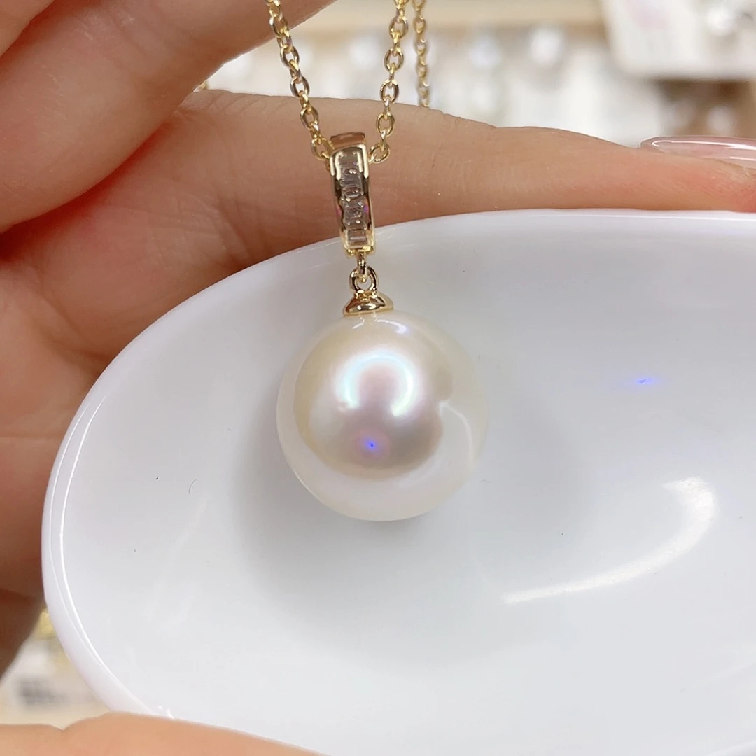 淡水珍珠未镶嵌吊坠(赠链)