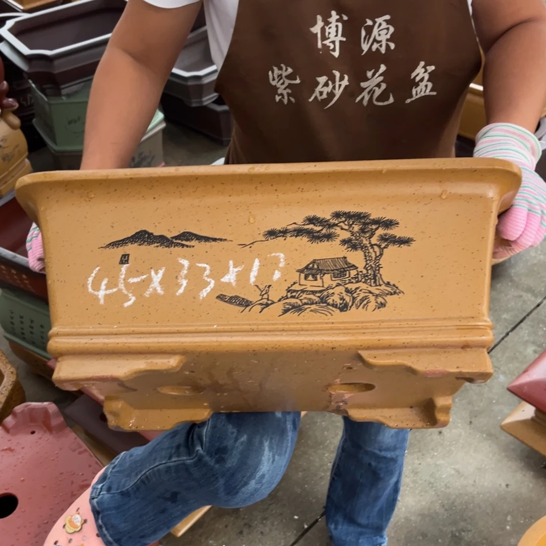 紫砂花盆盆景艺术