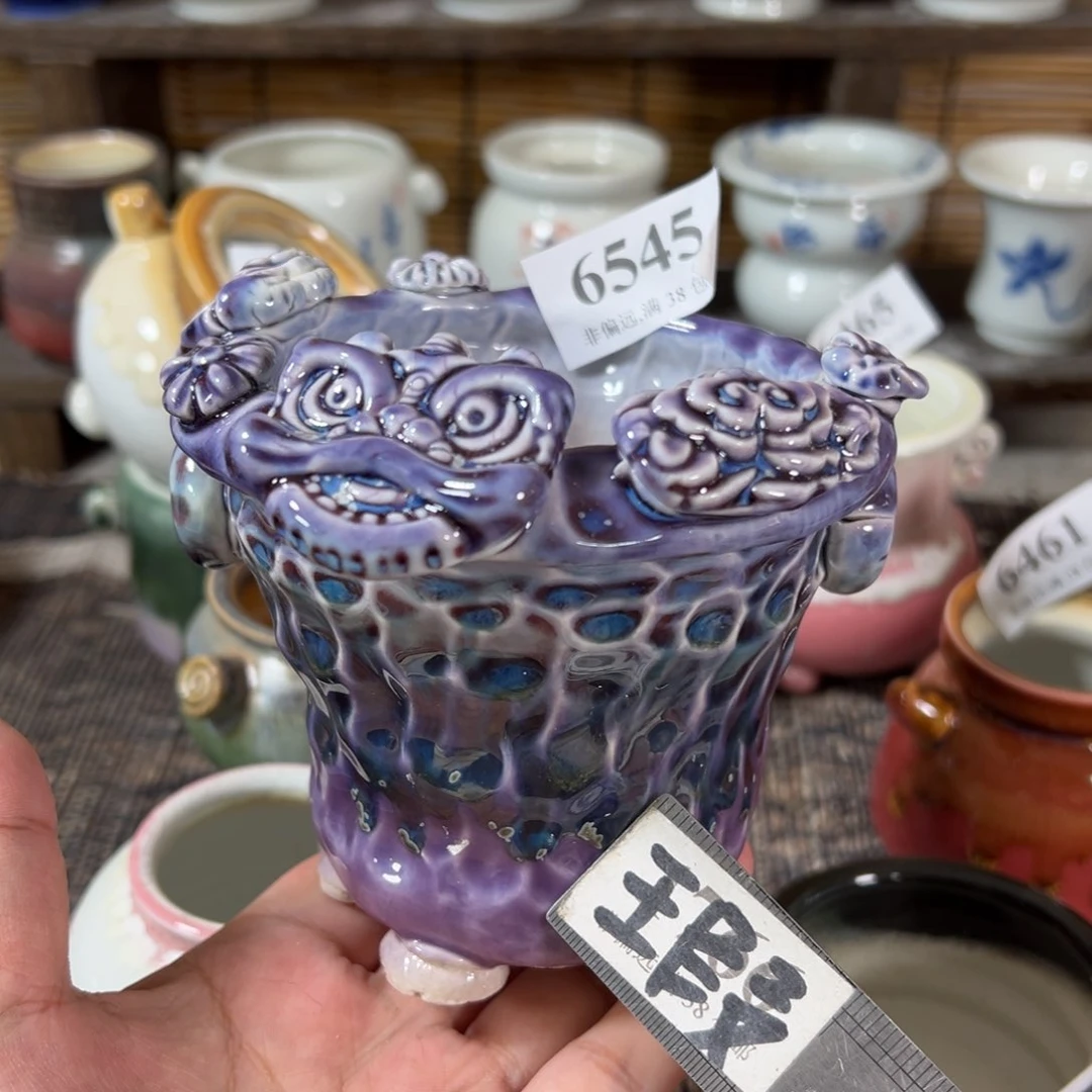 口8高9 景德镇手工花盆