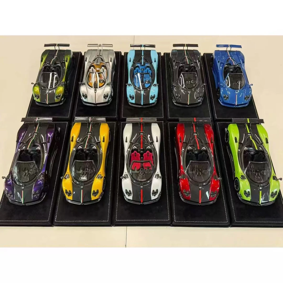 HH 1/18 帕加尼zonda Cinque敞篷版 树脂限量版仿真汽车模型摆件