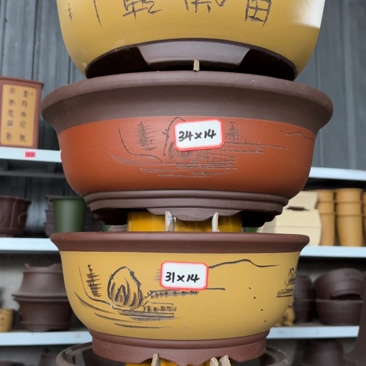 花盆紫砂100-4。