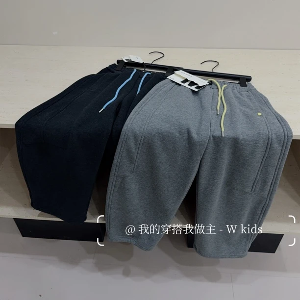 W童品，（ 现货 ）<7238编码>2025冬款加绒加厚卫裤新款女童中大童