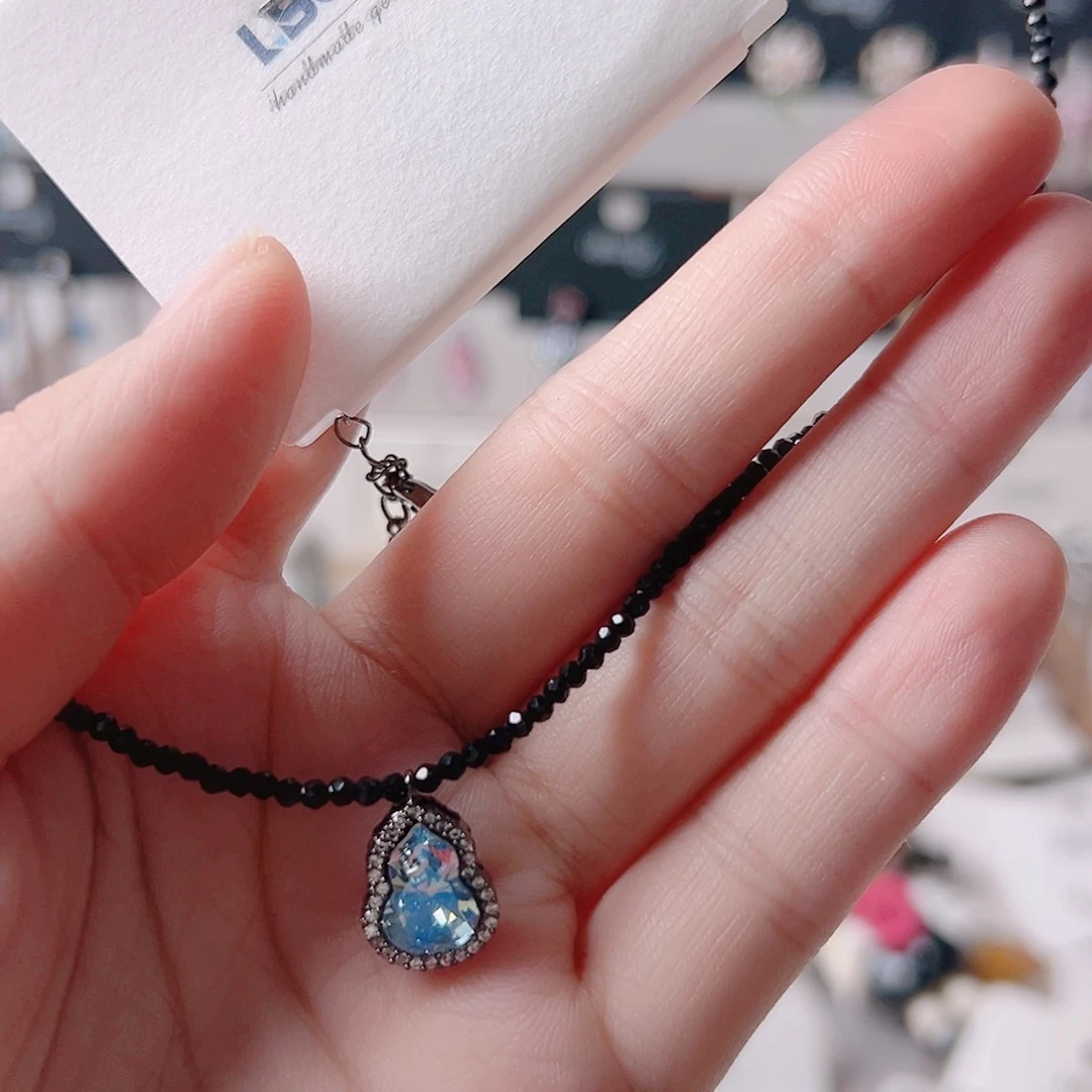 琉璃纯铜合金耳环的