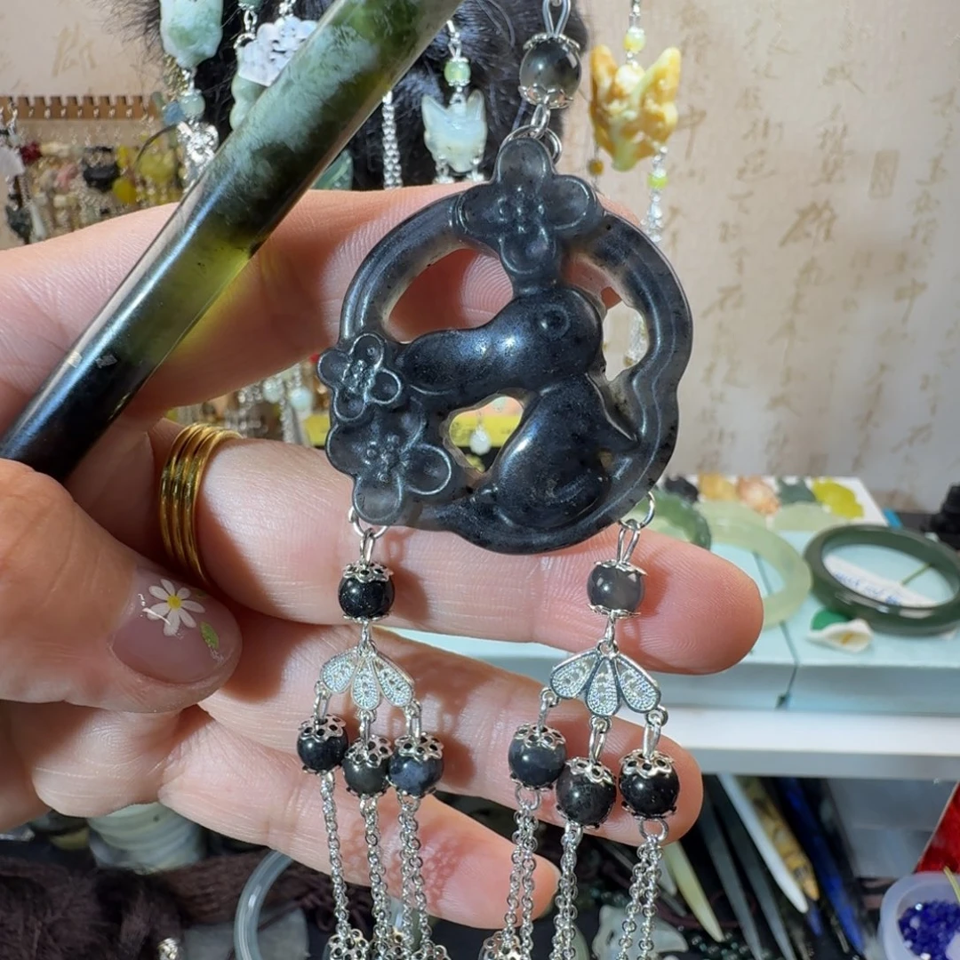 未镶嵌岫玉发簪福利款