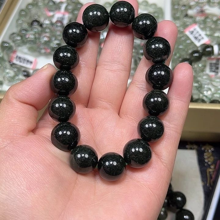 起***บ未镶嵌水晶手串绿幽灵手串