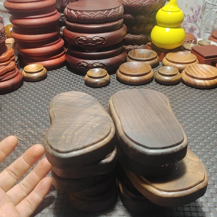八****馆杯美黑胡桃随型底座