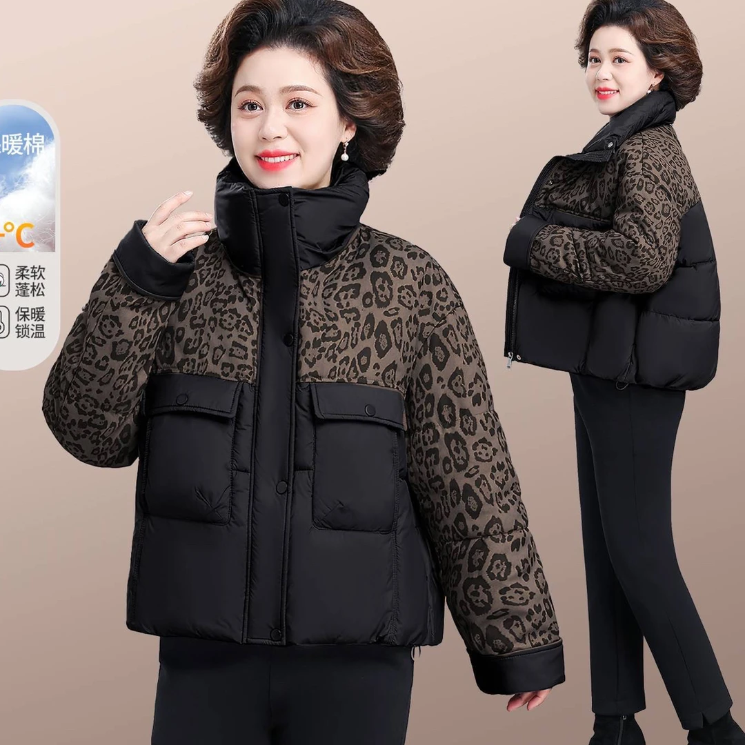 新款冬季短款加绒棉服外套休闲宽松款2923