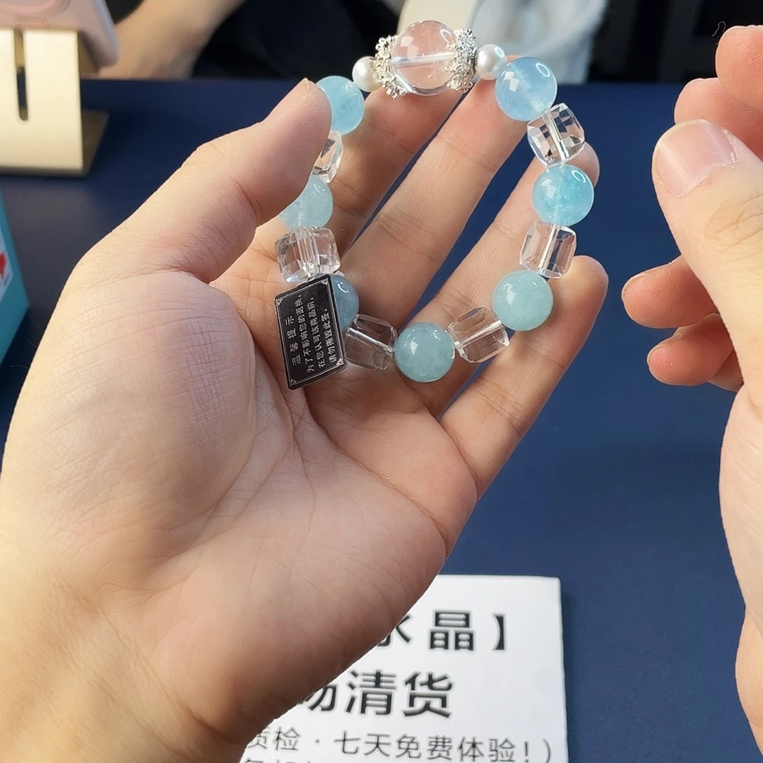 银S925镶嵌水晶手链