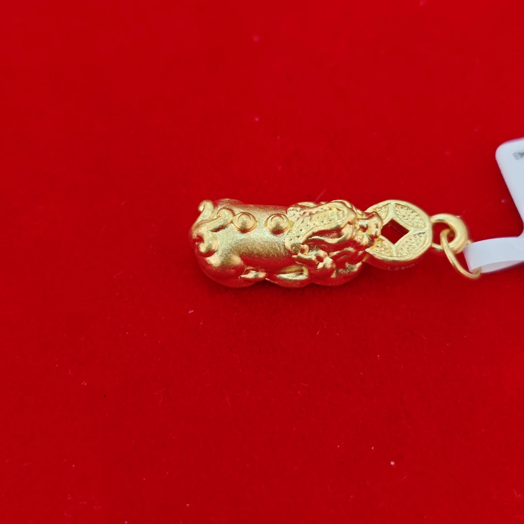 【莹莹专享】足金999饰品 貔貅吊坠 0.53 GP