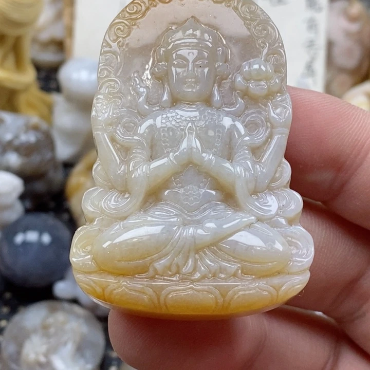 颈饰未镶嵌硅化珊瑚（珊瑚玉）