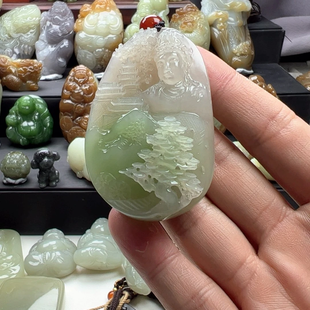 和田玉挂件未镶嵌