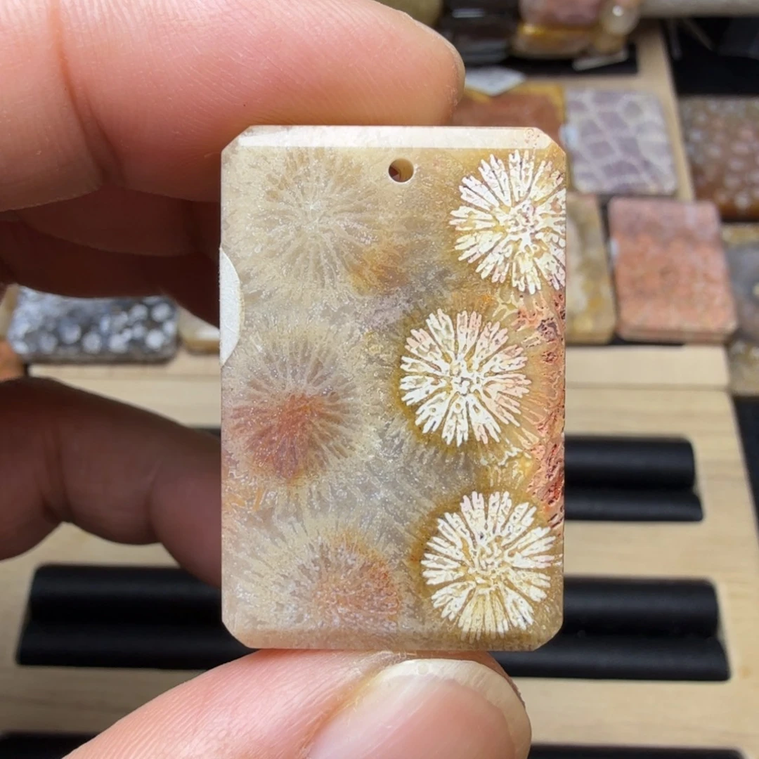 硅化玉未镶嵌纯天然色有机玉石保真色