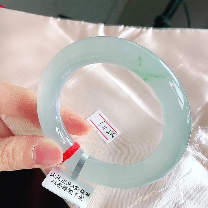 翡翠未镶嵌手镯缅甸天然a货翡翠手镯
