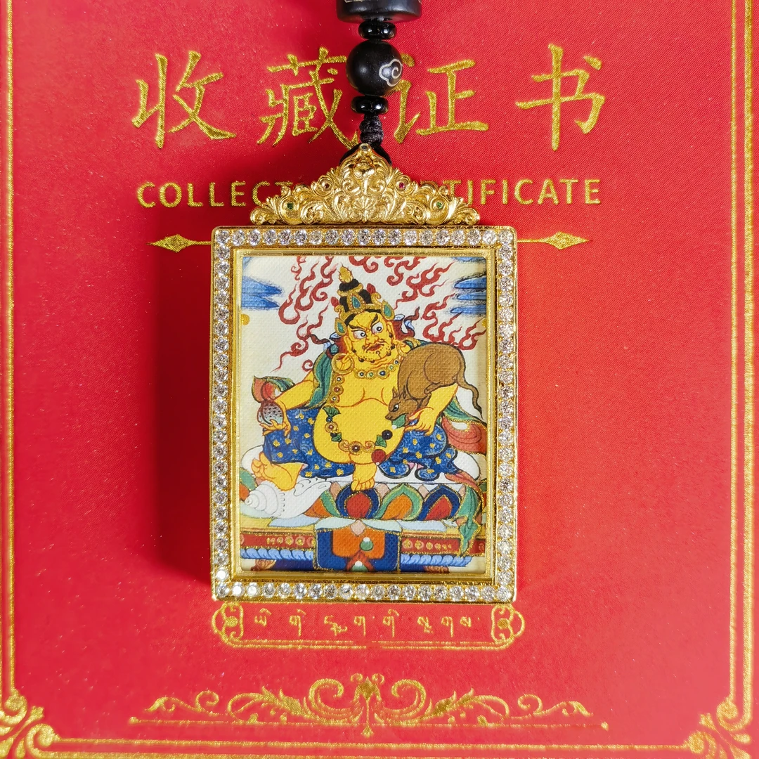 创意饰品 F 黄吊牌 豪镶藏式民族风 复古百搭