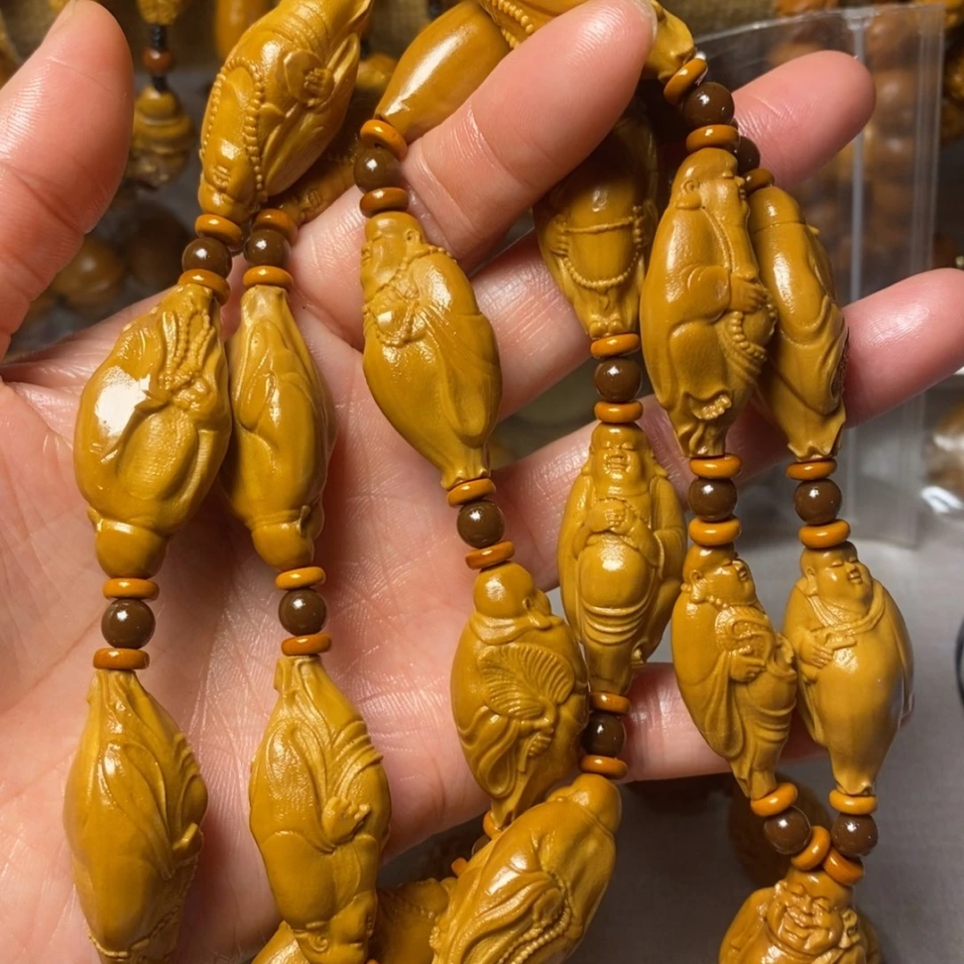 橄榄核手串/手链弥勒脖挂