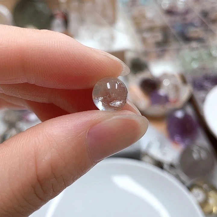 ****奴绿水晶珠宝半成品未镶嵌