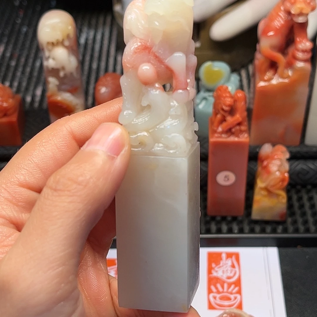寿山石印石这个点睡起来都会