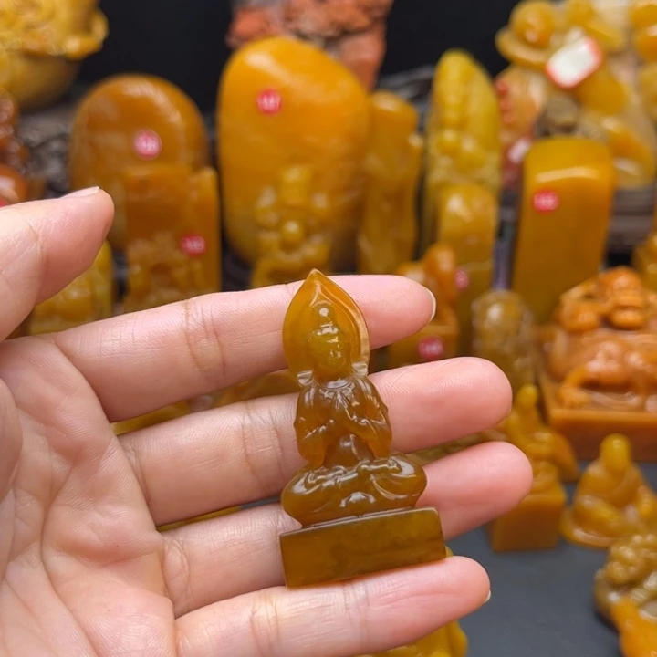 中***院寿山石印石题材：工艺品