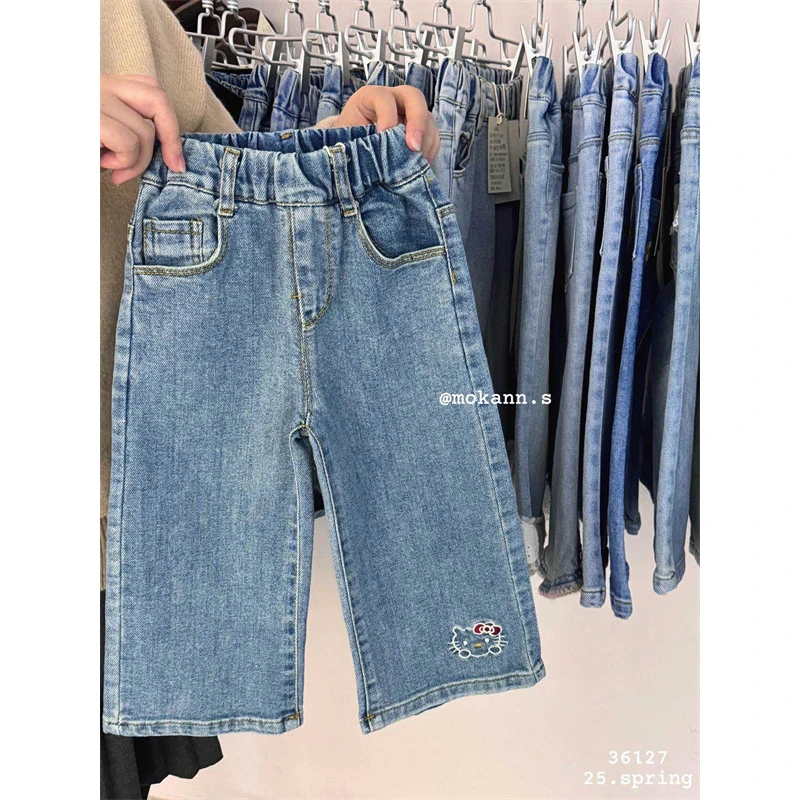 AA4~摩卡牛牛·25春~韩版牛仔裤36127