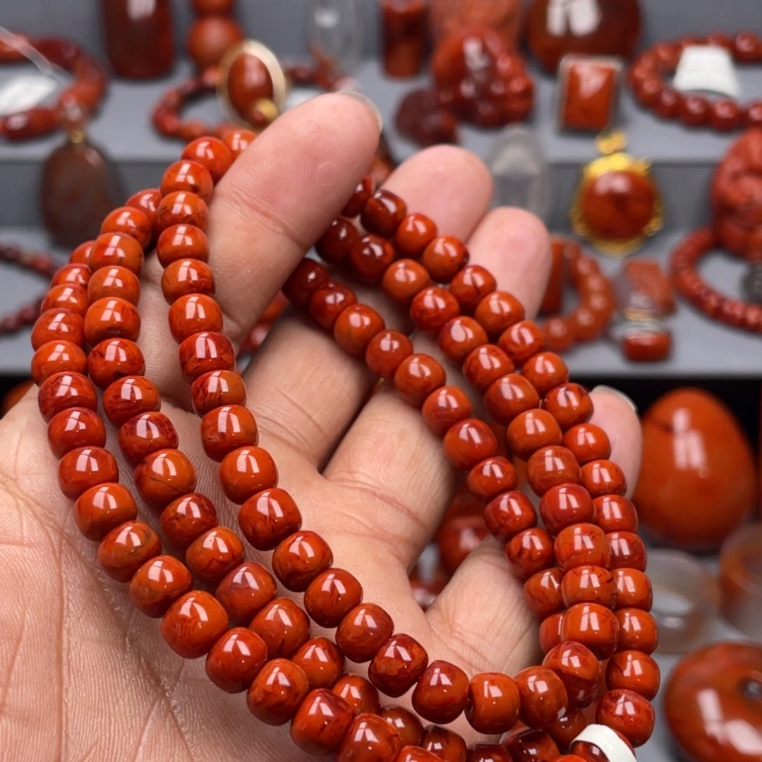 南红玛瑙未镶嵌珠宝奇石多圈7