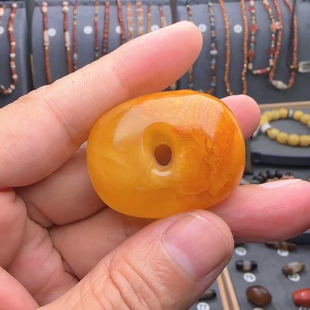 蜜蜡颈饰未镶嵌蜜蜡