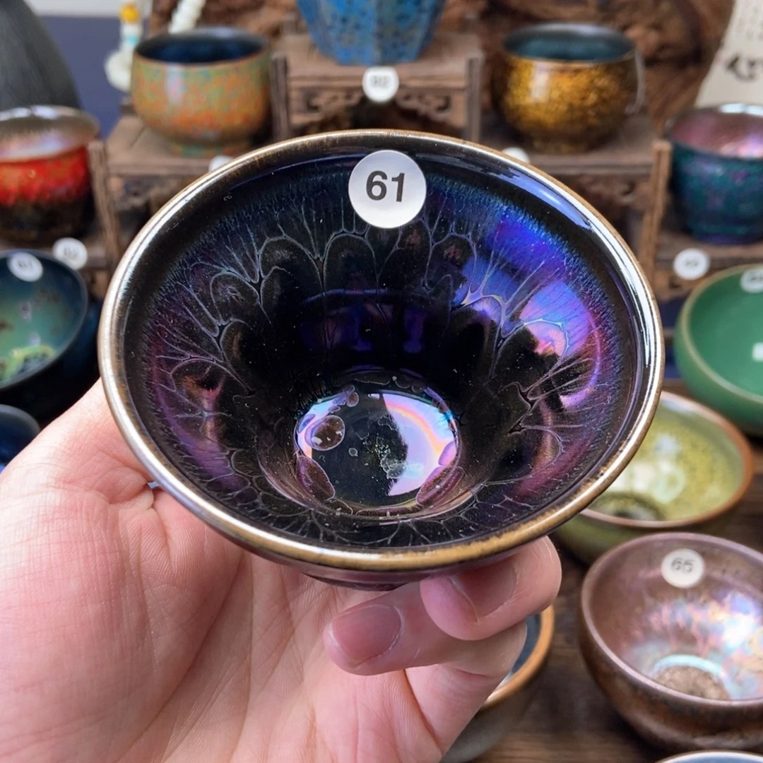 茶盏花开锦绣主人杯