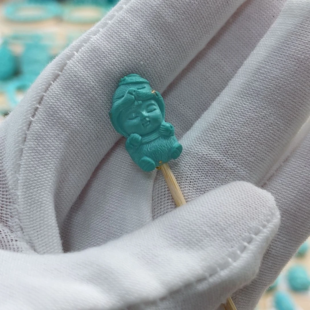 绿松石珠宝奇石未镶嵌