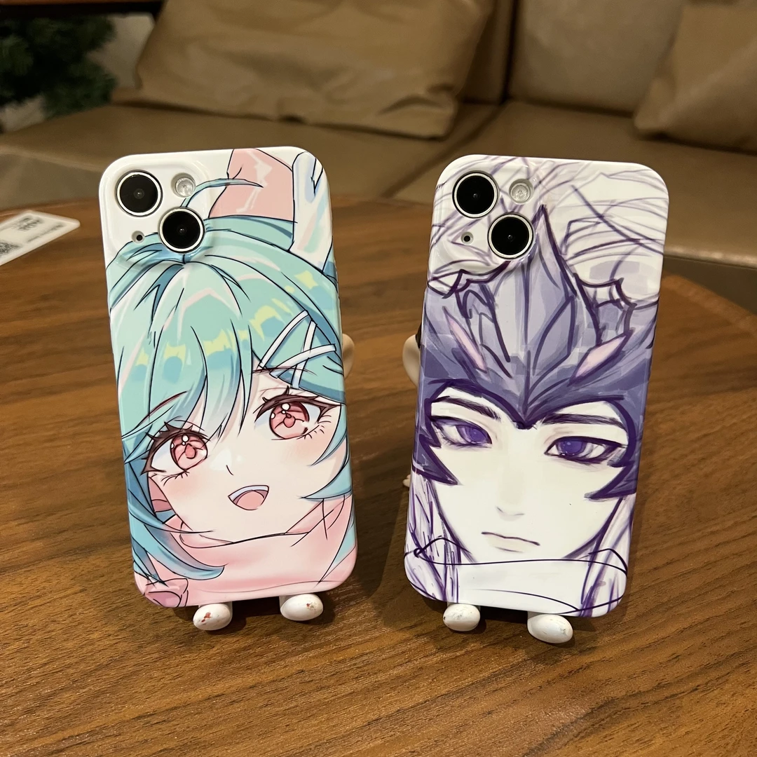 拾鹿适用苹果16全包软菲林手机壳华为vivo小米15oppo情侣动漫创意