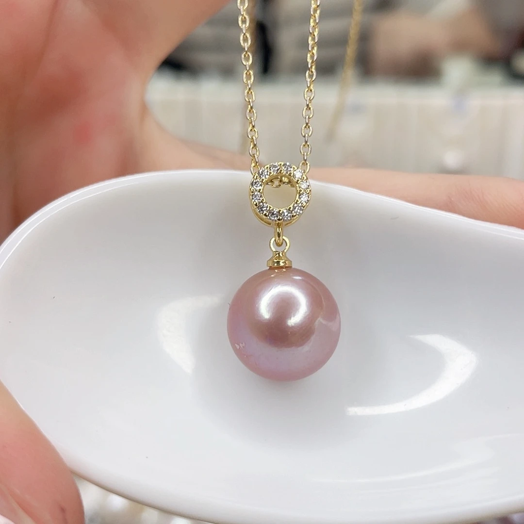 淡水珍珠未镶嵌吊坠(赠链)