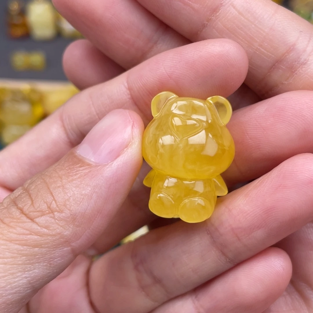 裸石琥珀未镶嵌蜜蜡