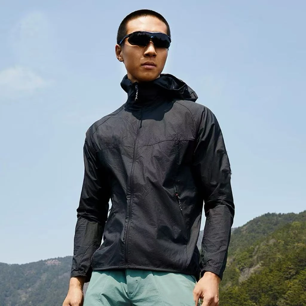 可收纳超轻薄连帽皮肤衣户外活动薄款情侣防晒夹克 204017