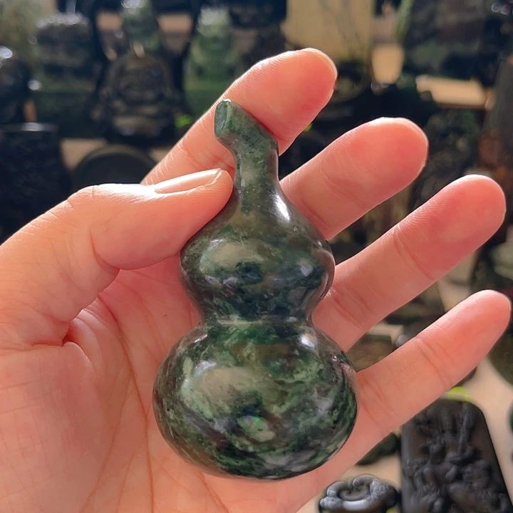 未镶嵌蛇纹石玉泰山玉