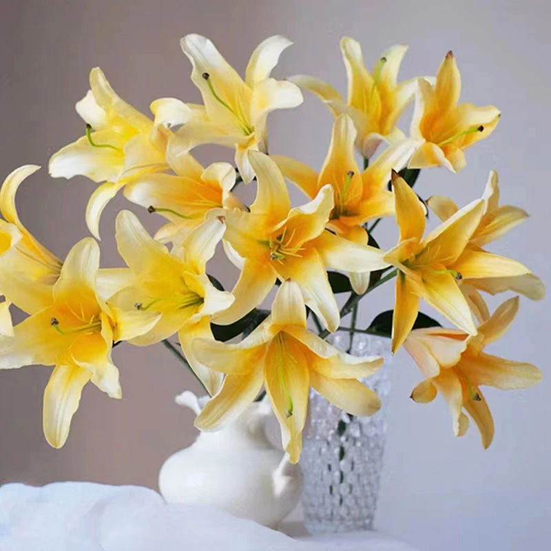 3支多头晚霞香水百合 一单包邮  两单京东/顺丰