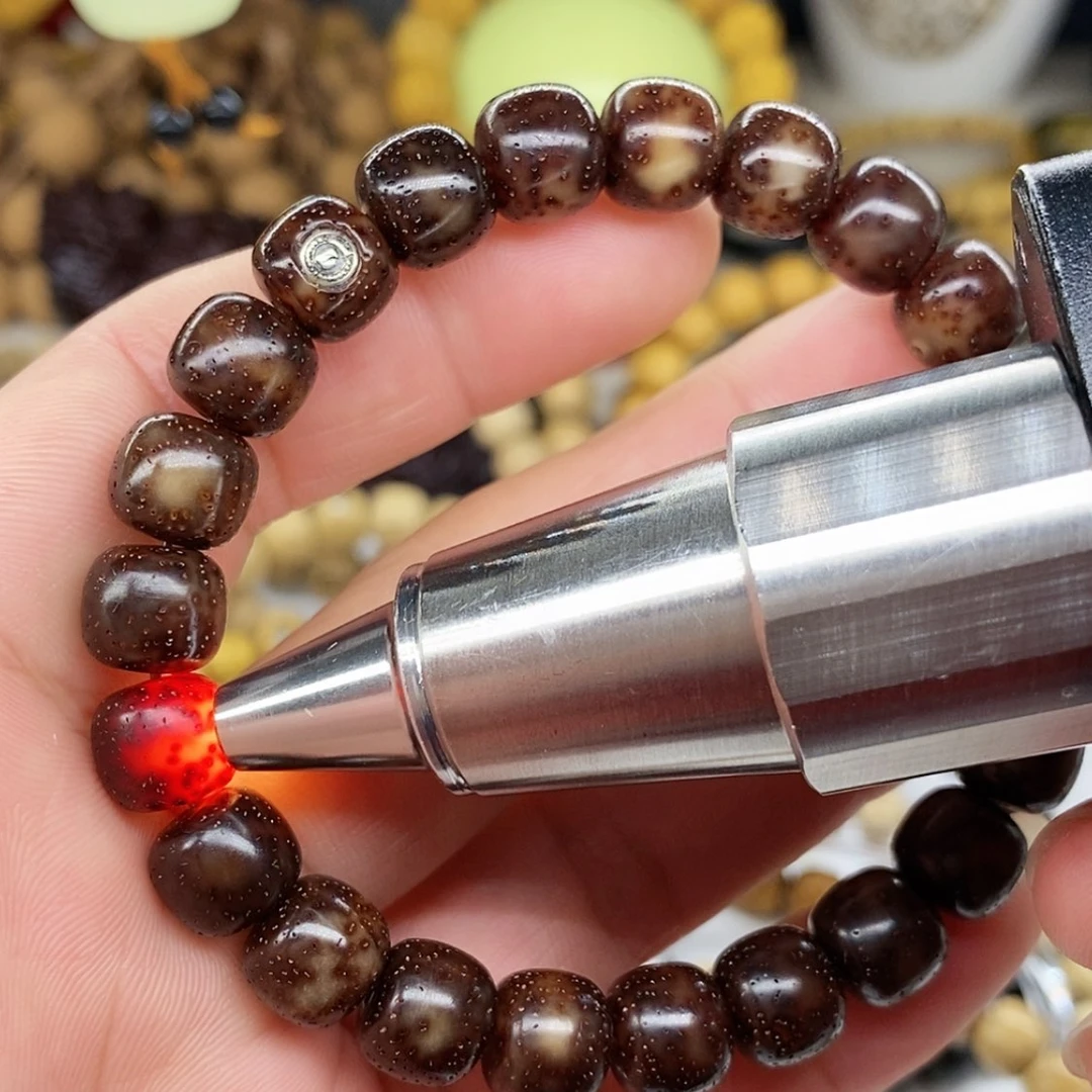 【闪购商品】星月菩提手串海南星月菩提红冰玉化