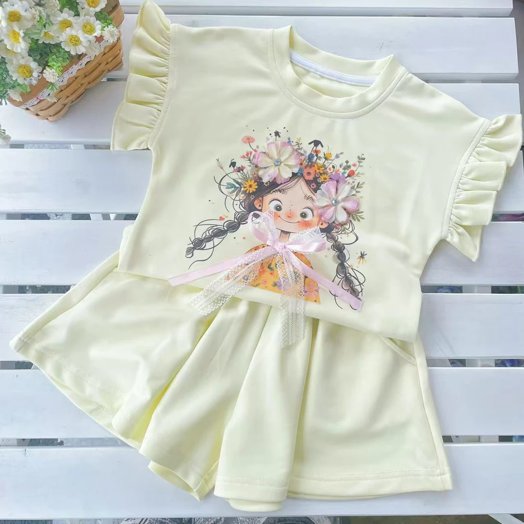 TC.KIDS#63213福利款 女童品牌2025春夏汉服女童公主套装