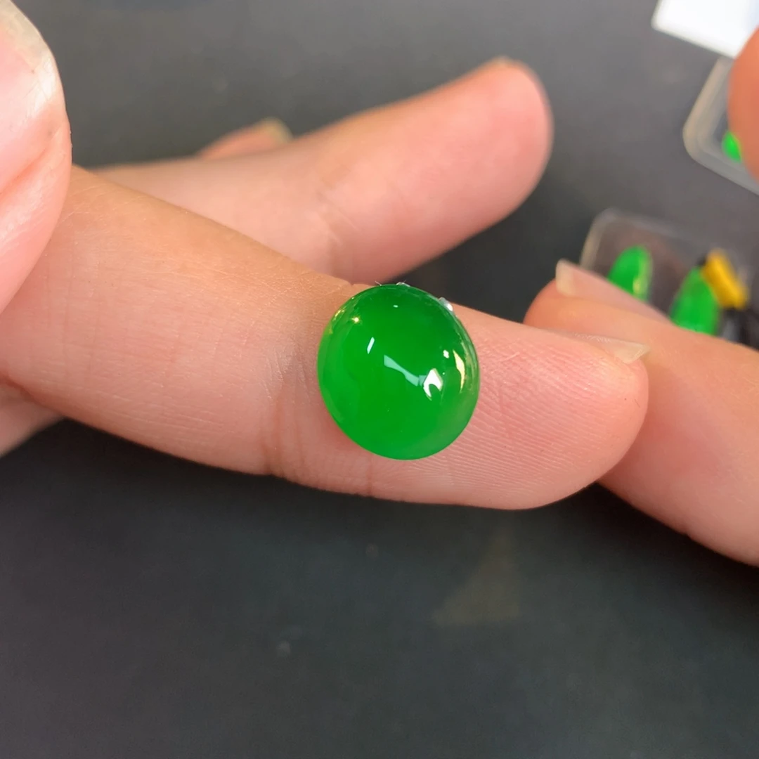 翡翠裸石10.78-9.61-4.37