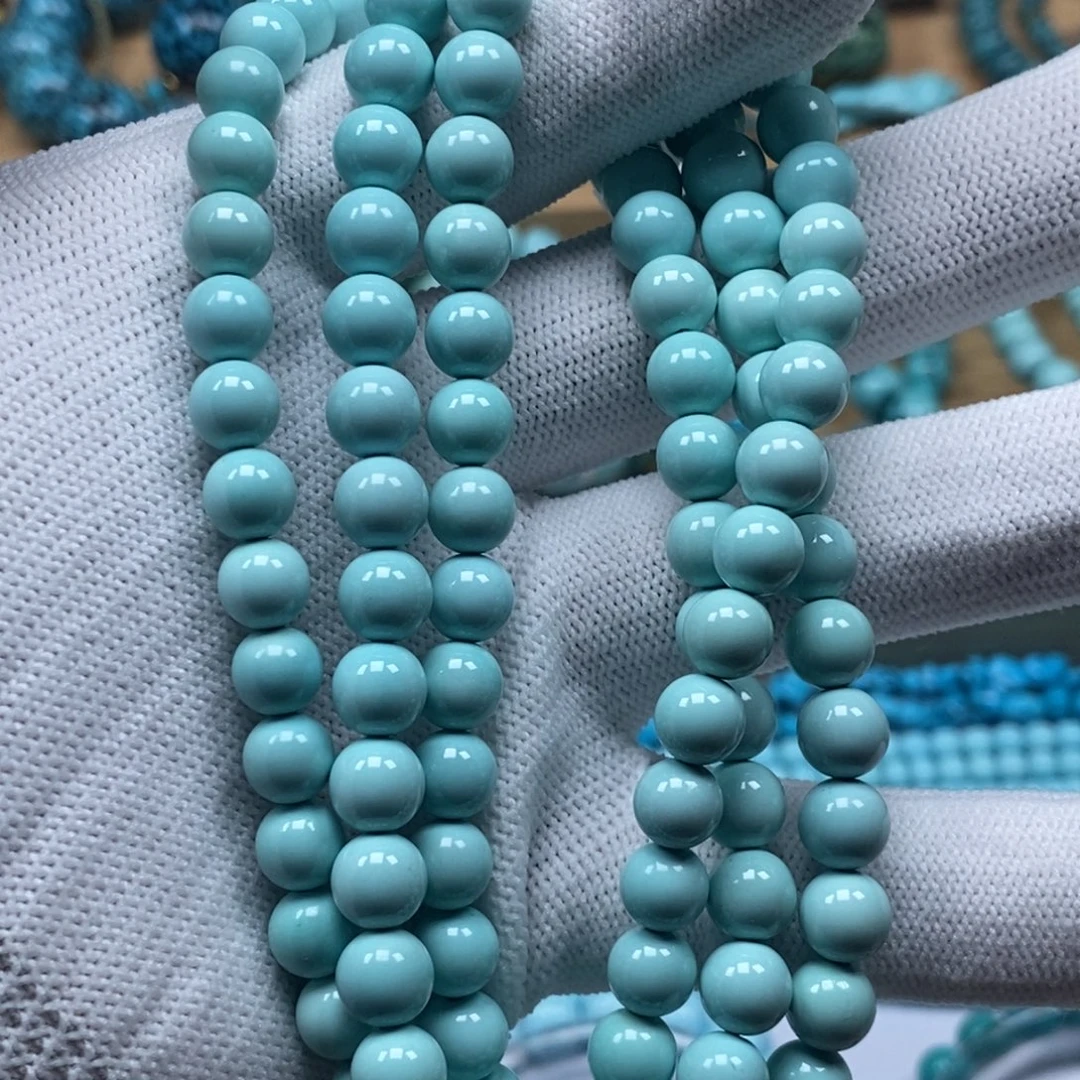 绿松石未镶嵌原矿纯干料绿松石