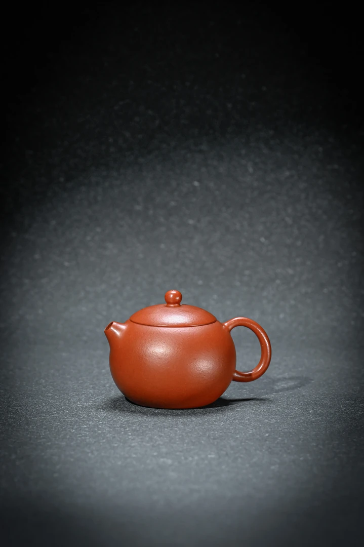 【全手·朱泥纳底西施】宜兴原矿紫砂朱泥精工制作西施翟170cc翟