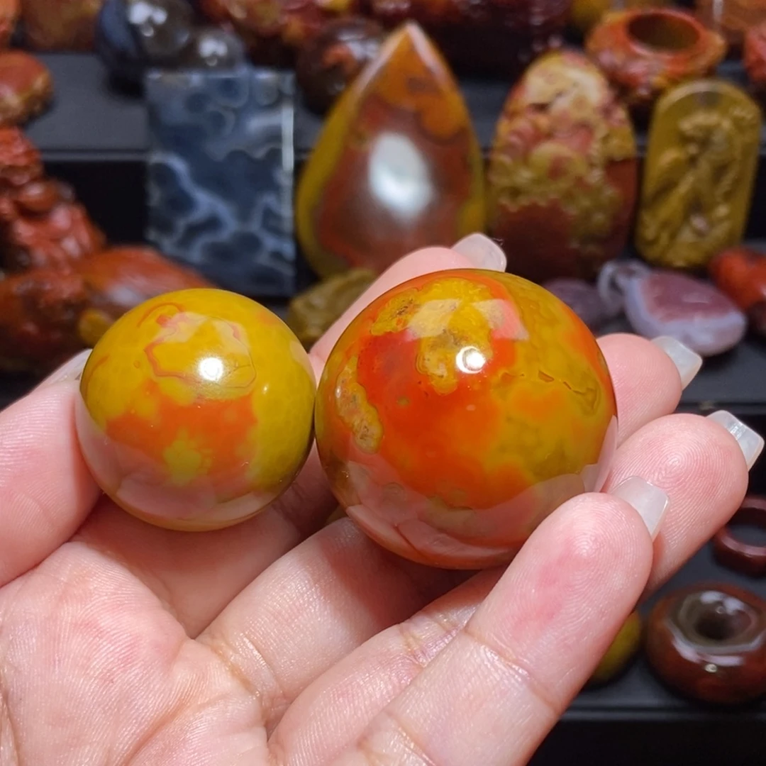 荣***佛玛瑙/玉髓未镶嵌珠子