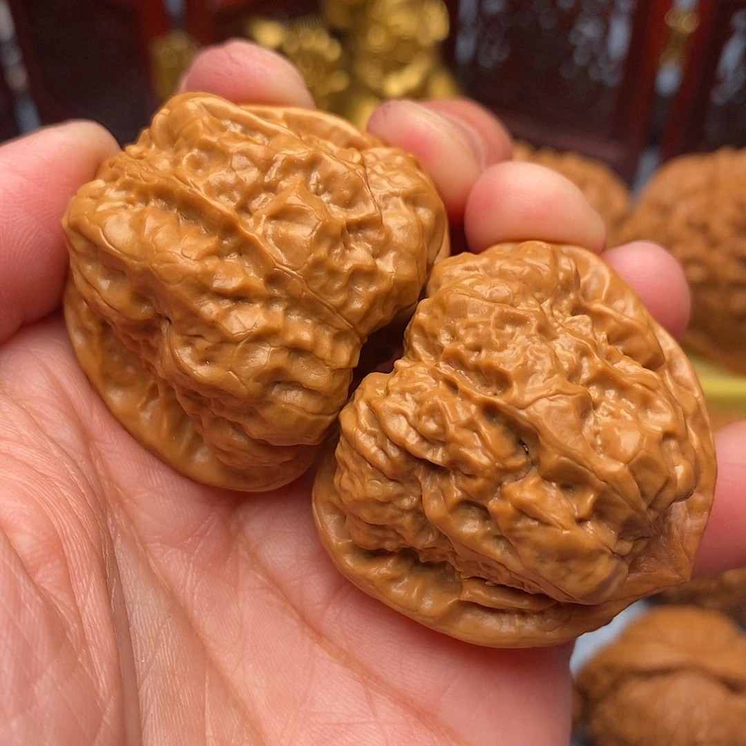 把件文玩核桃全品毕业红皮延庆蛙39.9尺