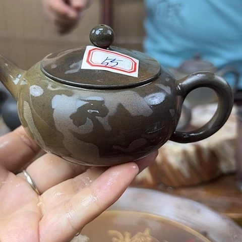 戬谷龙窑柴烧茶壶55