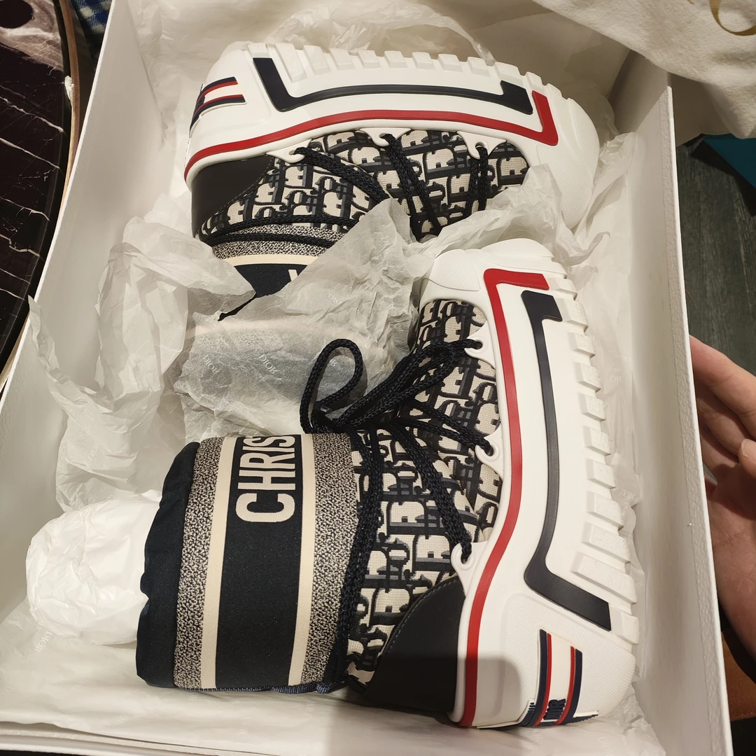 95新 DIOR/迪奥 麦殿/棉雪地靴高邦老花37码/250204ZSTYS03