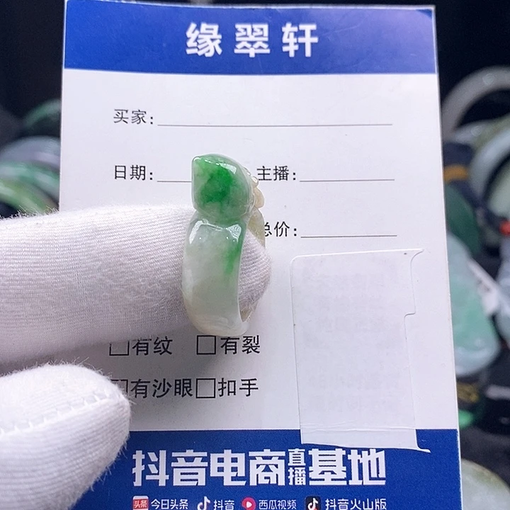 翡翠颈饰未镶嵌戒指