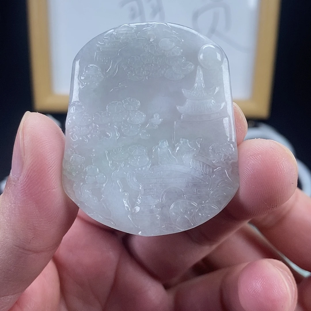 翡翠未镶嵌颈饰翡翠