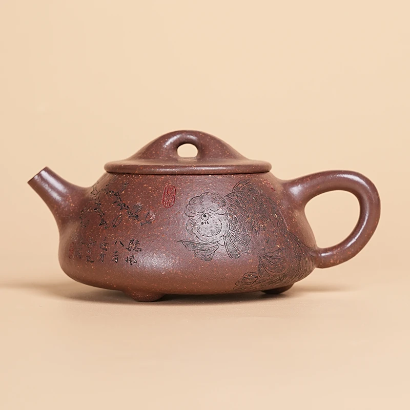 【闪购商品】八目底槽清景舟石瓢家用紫砂壶Z1067